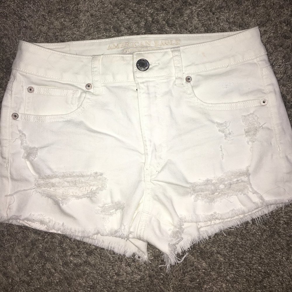 American Eagle Shorts, Hi- Rise Shortie, Size 8